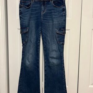 American Eagle Kickboot Cargo Jeans